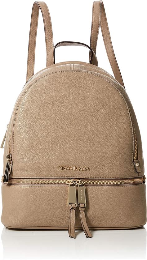 michael kors rhea backpack truffle mushroom